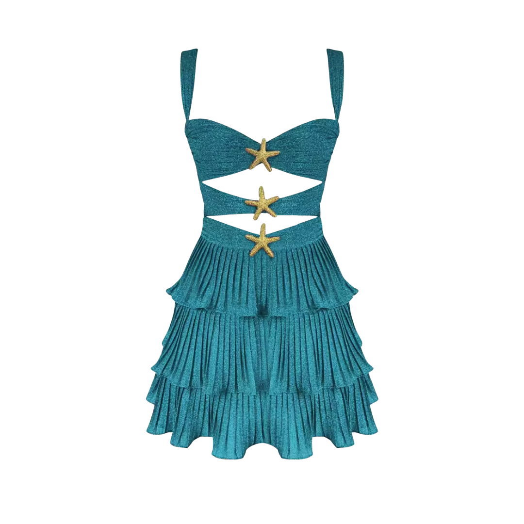 Allure Cutout Tiered Dress