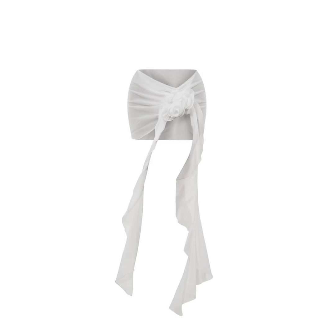 LunaFlair White Rose Swim Set
