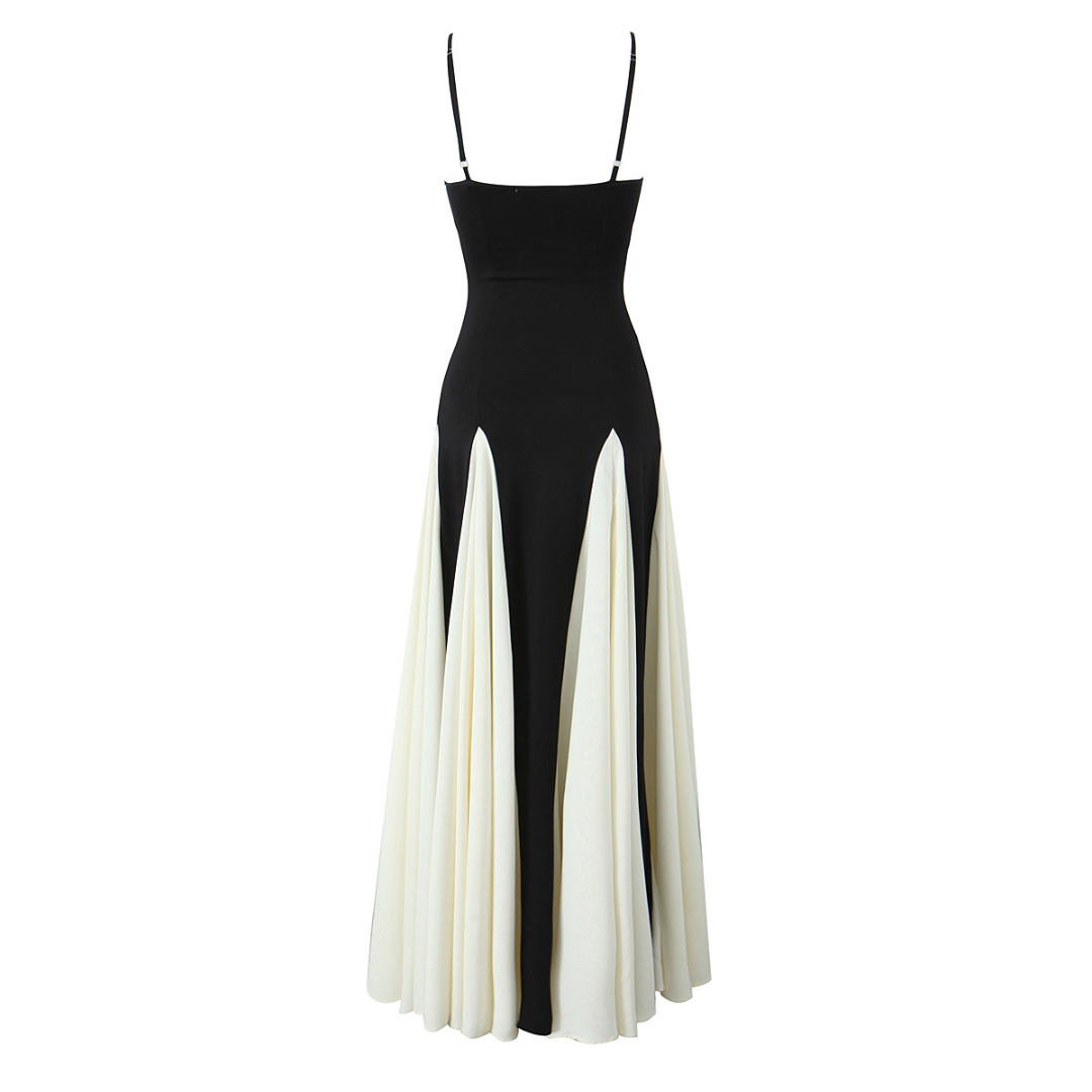 Monochrome Contrast Dress