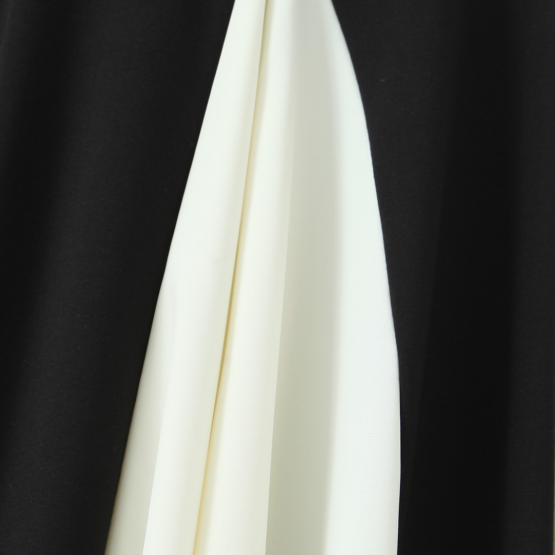Monochrome Contrast Dress