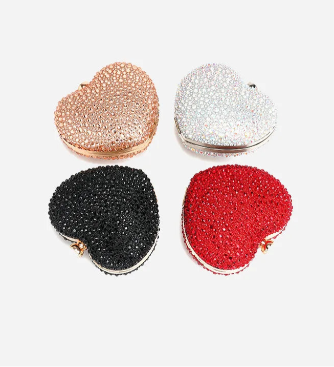 Diamond Heart Clutch