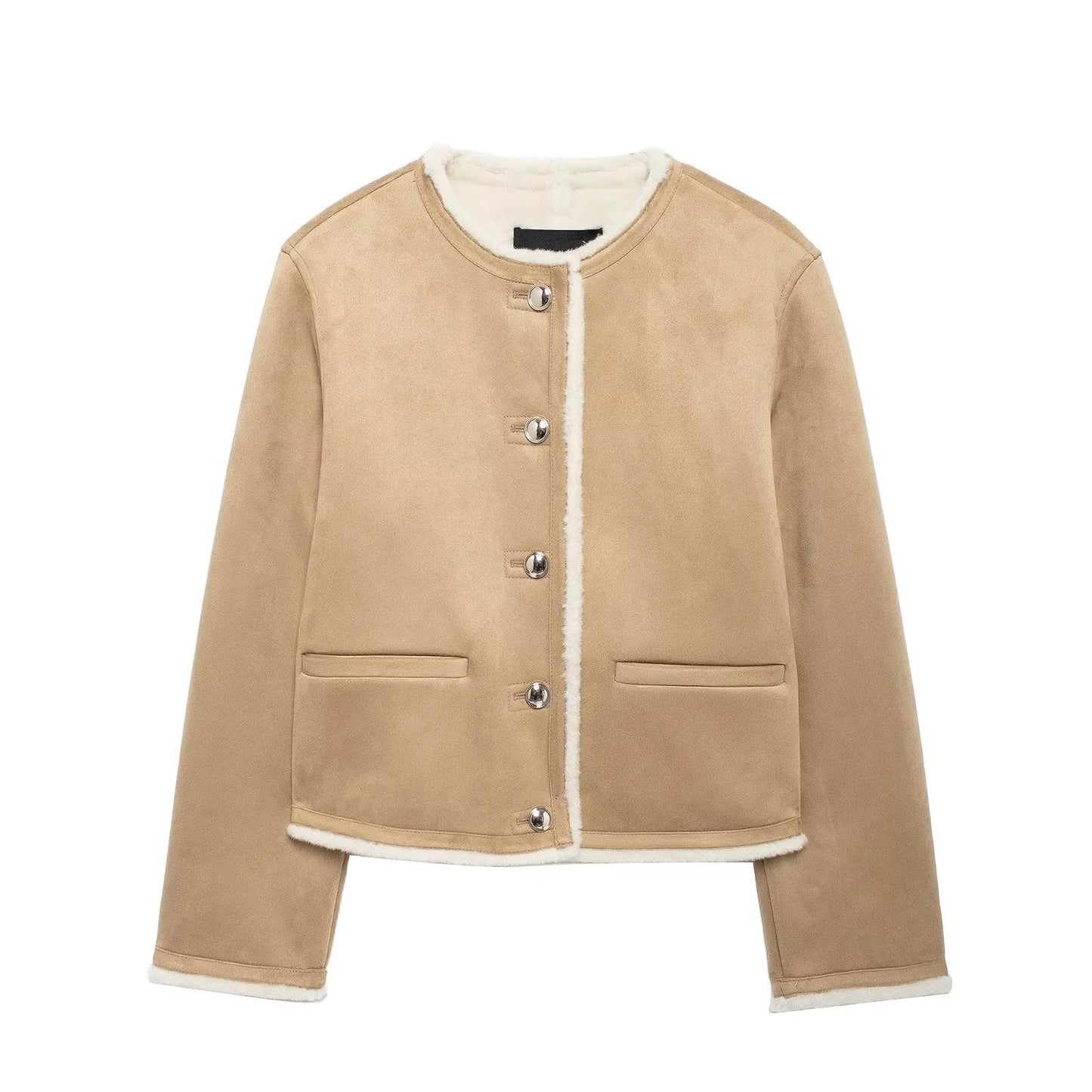 Gold Button-Down Double-Sided Jacket