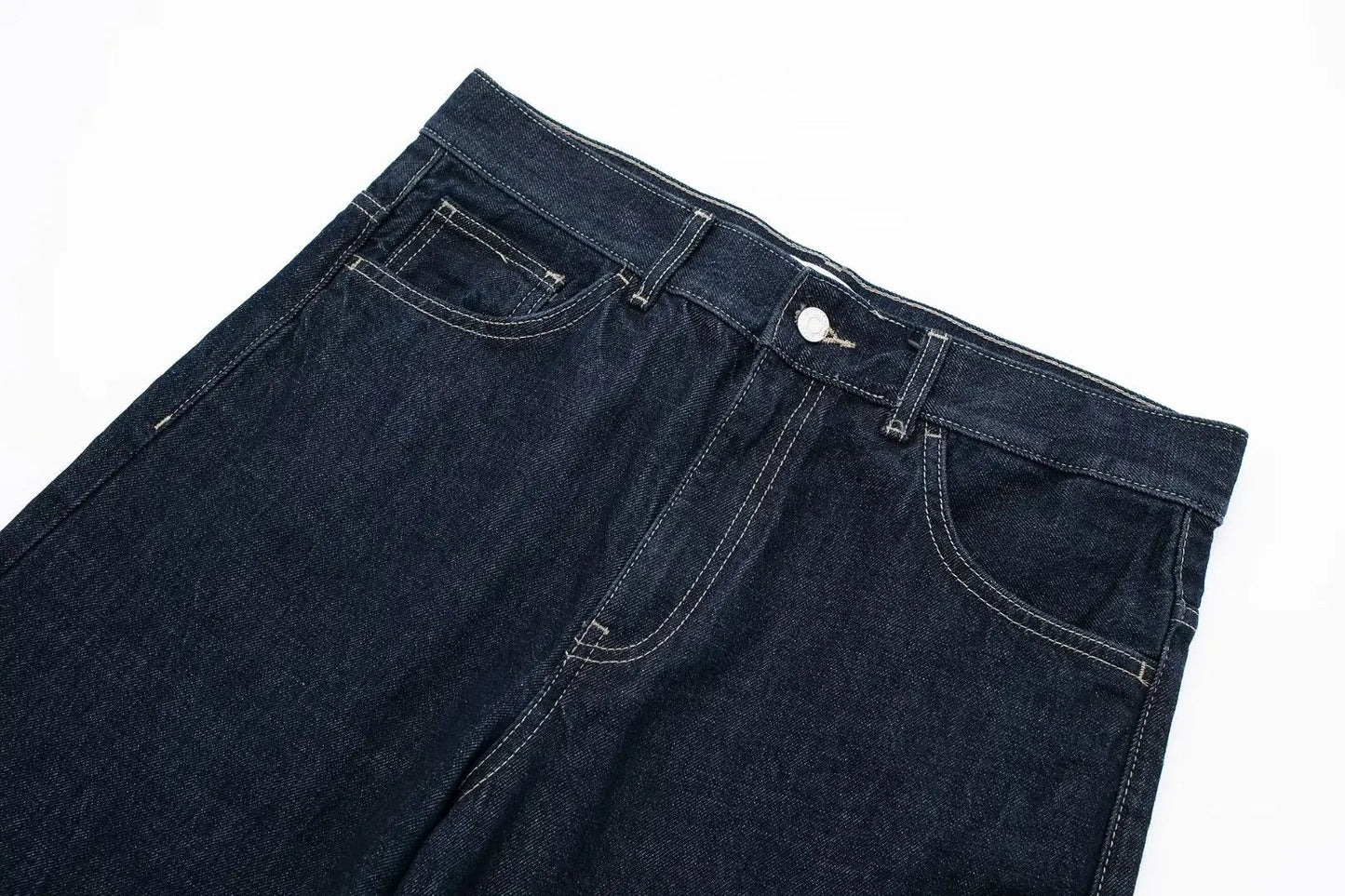 Vintage Denim Two-Piece Set