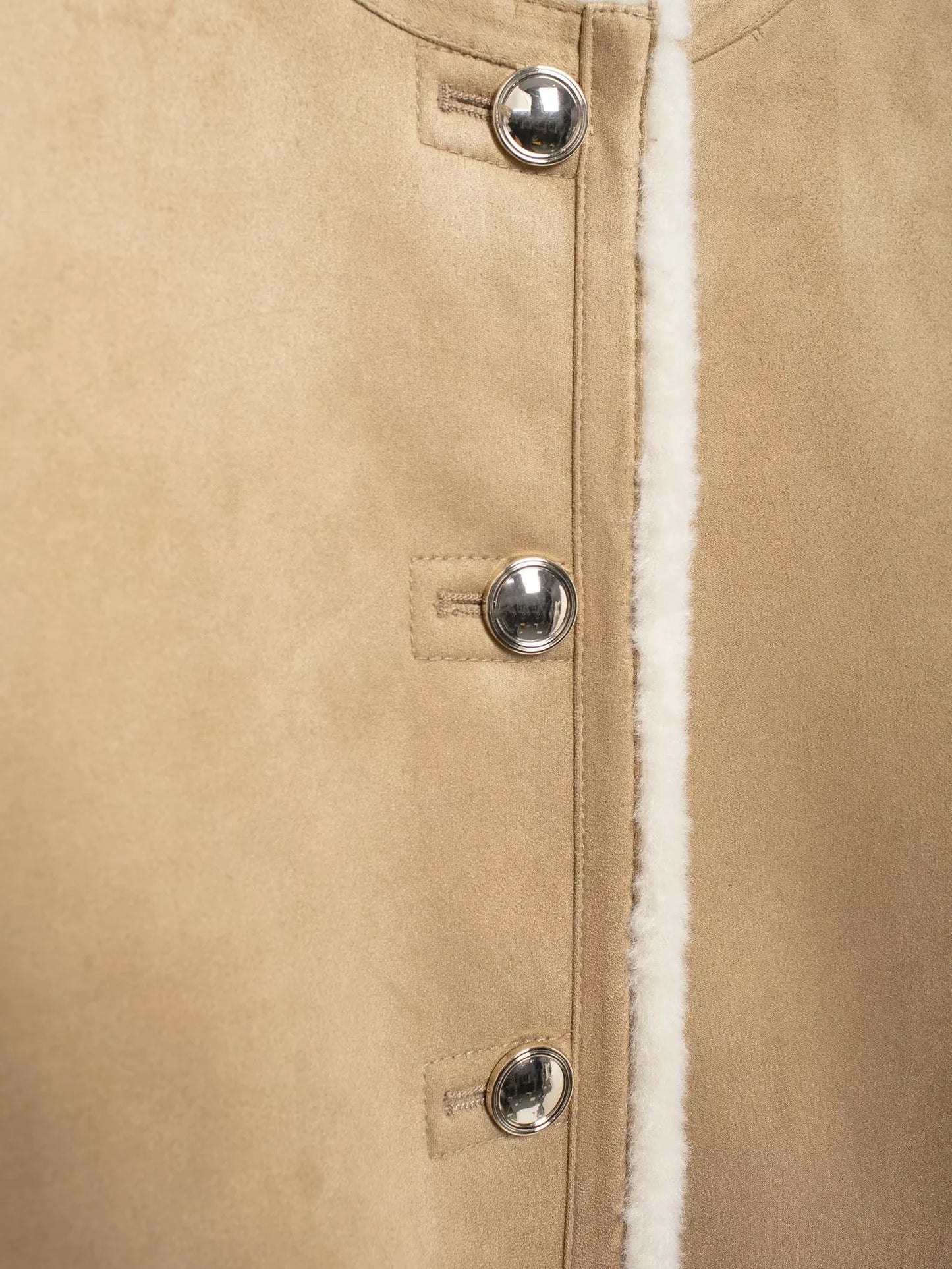 Gold Button-Down Double-Sided Jacket