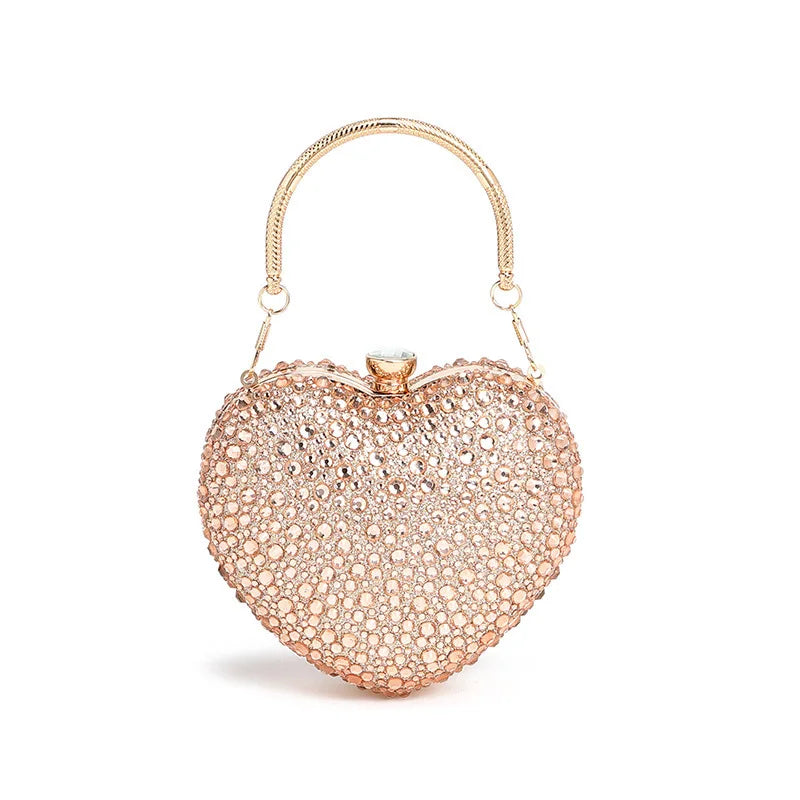 Diamond Heart Clutch