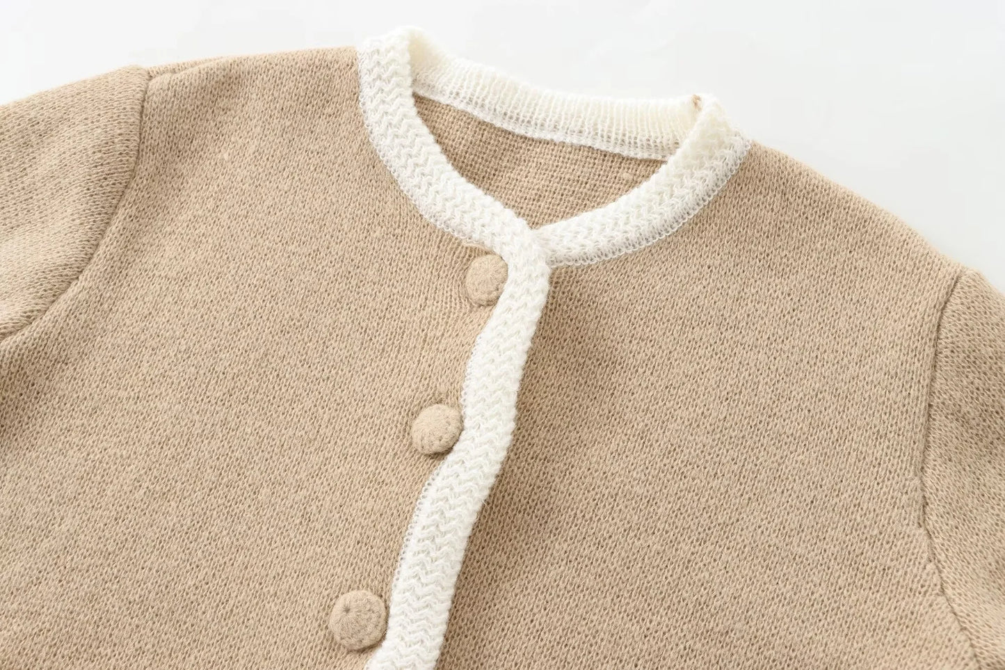 Contrast Color Short Jacket