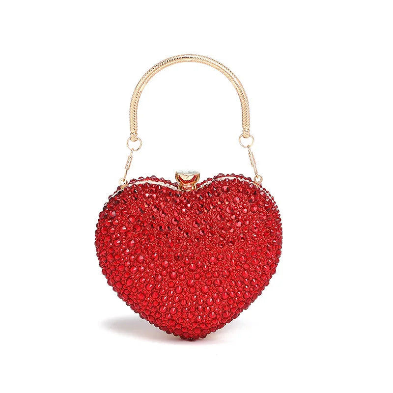 Diamond Heart Clutch