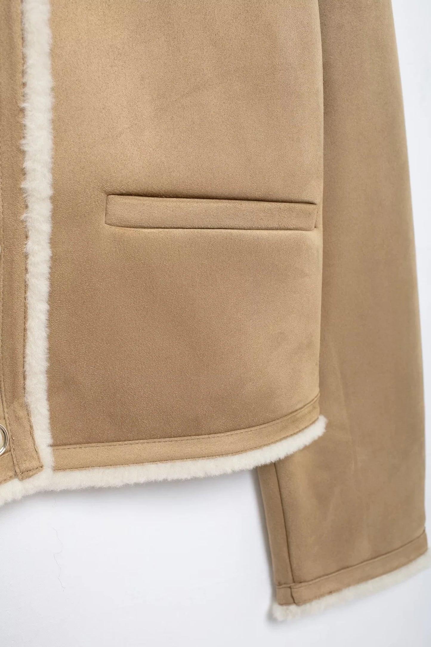 Gold Button-Down Double-Sided Jacket