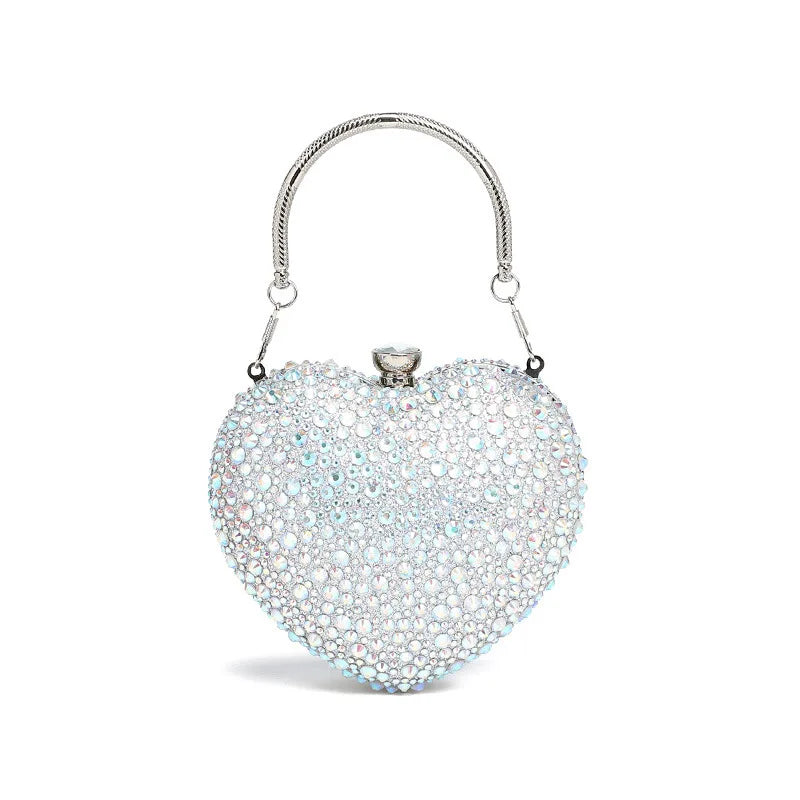 Diamond Heart Clutch