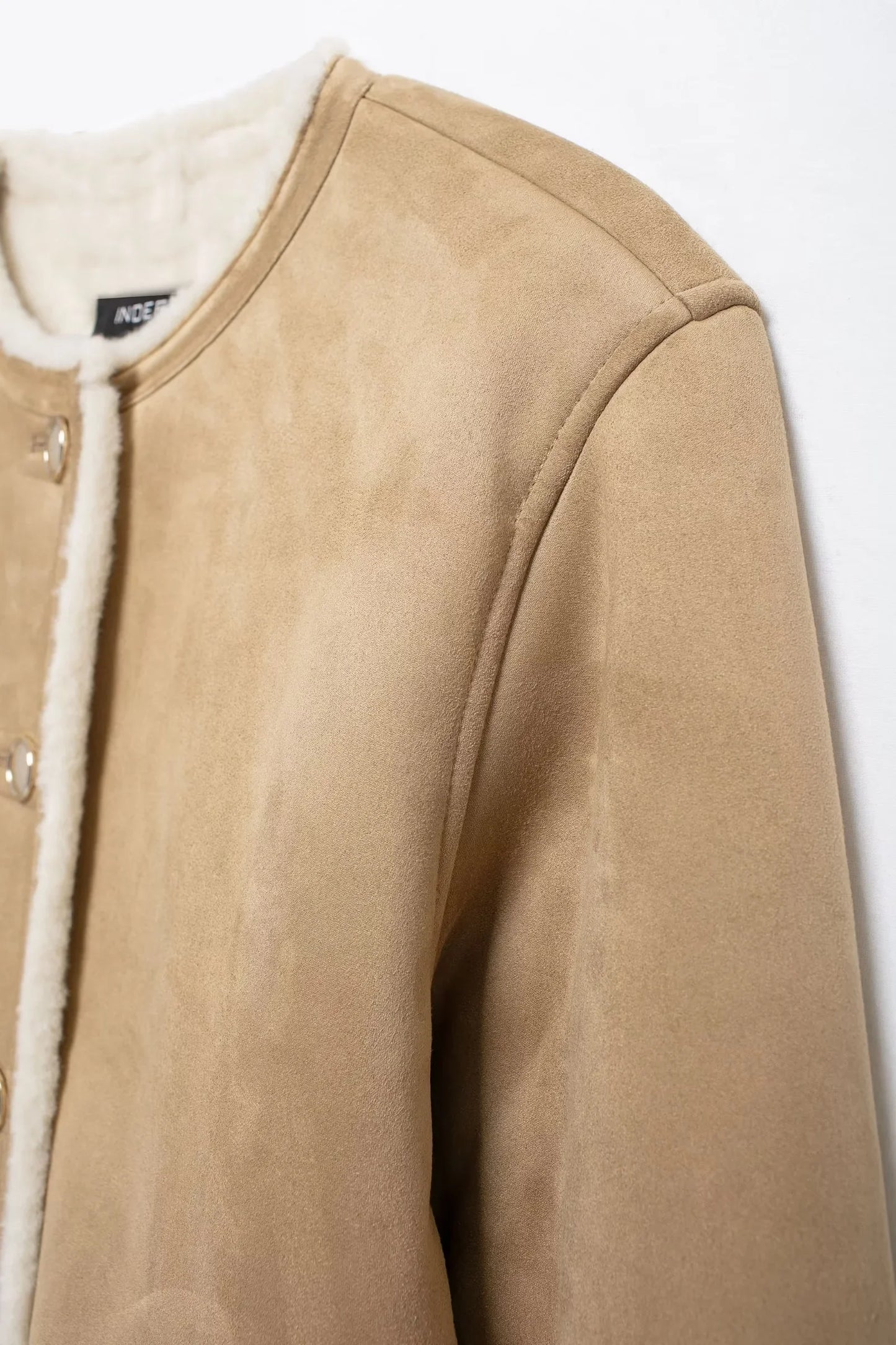 Gold Button-Down Double-Sided Jacket