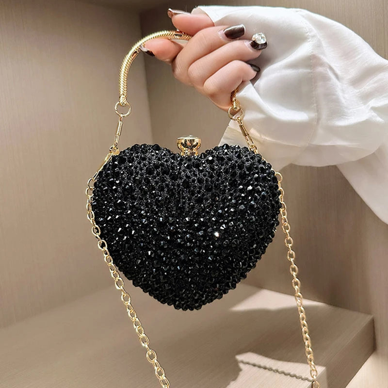 Diamond Heart Clutch