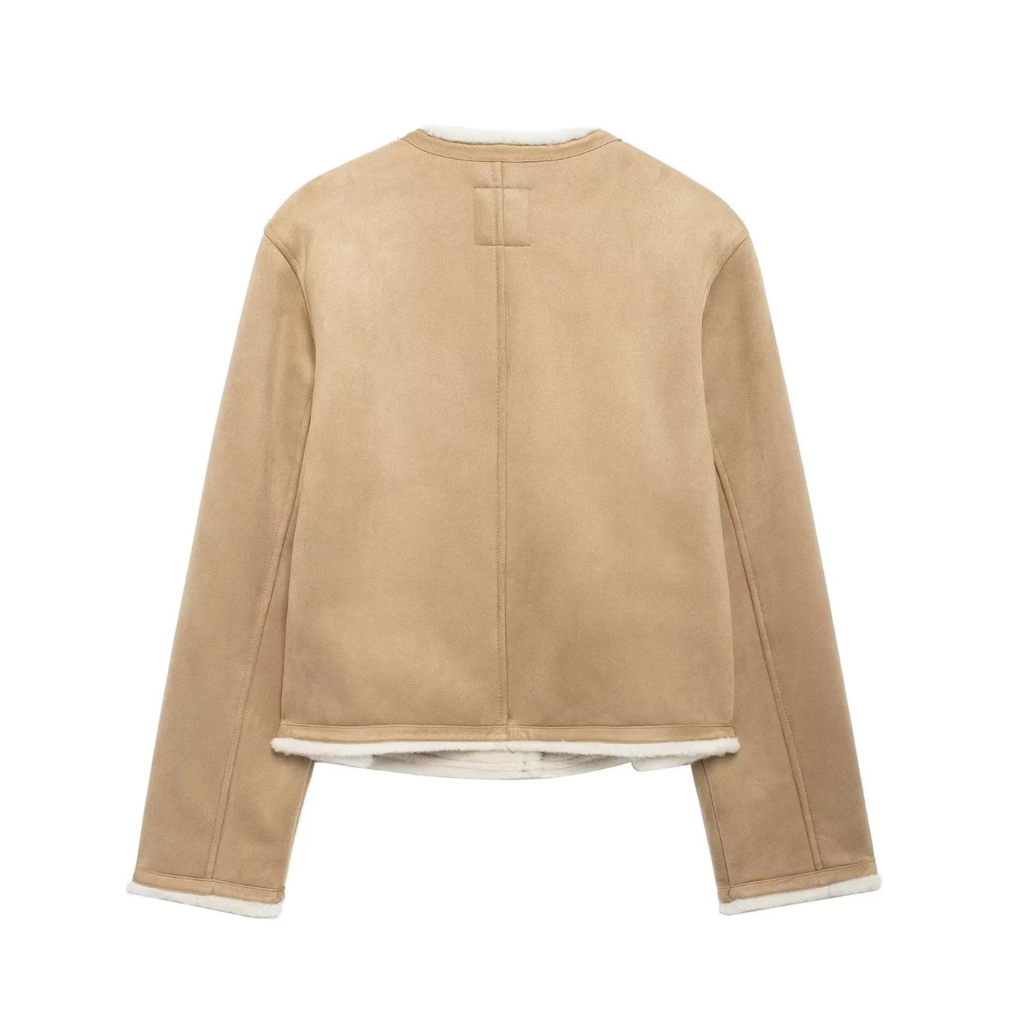 Gold Button-Down Double-Sided Jacket