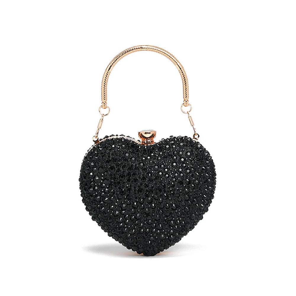 Diamond Heart Clutch