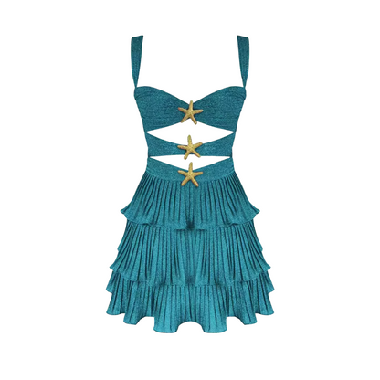 Allure Cutout Tiered Dress