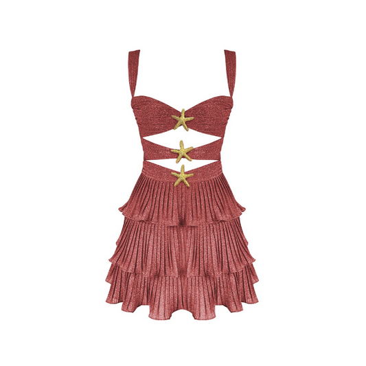 Allure Cutout Tiered Dress