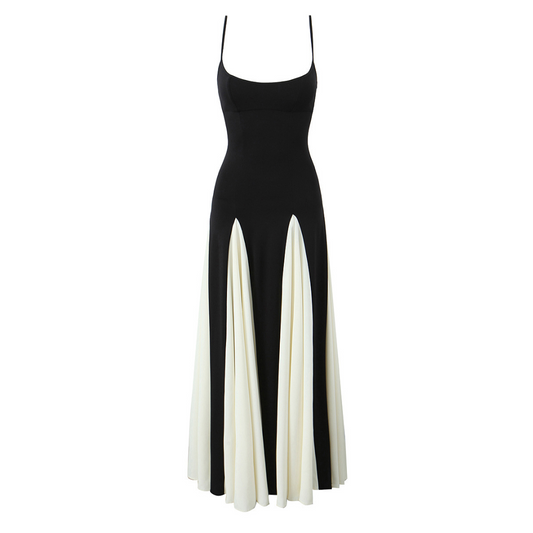 Monochrome Contrast Dress