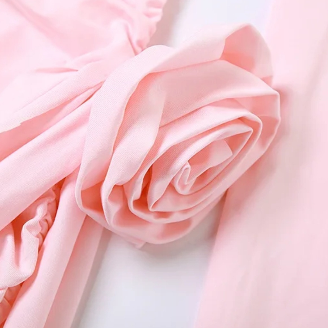 Soft Pink Jersey Dress