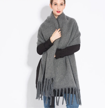 Soft Cashmere-Blend Winter Scarf