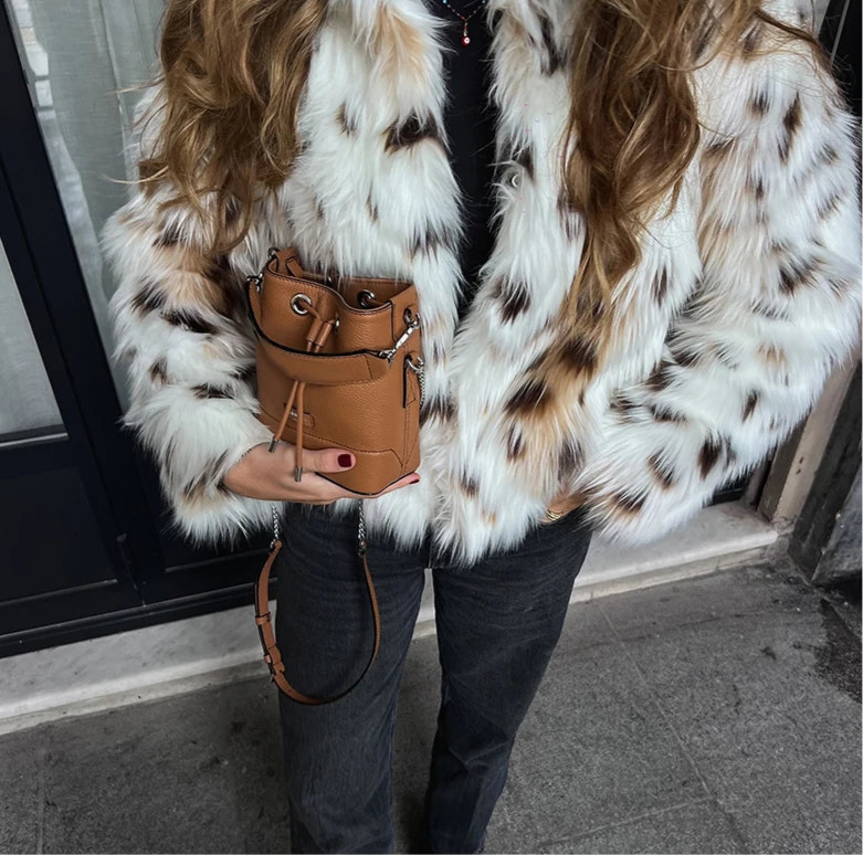 Leopard Faux Fur Coat