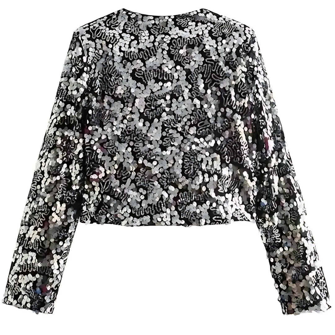 Lumi Sequin Bow Top