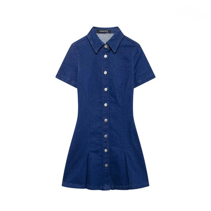 Casual Denim Mini Dress