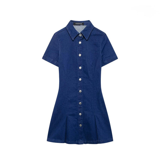 Casual Denim Mini Dress