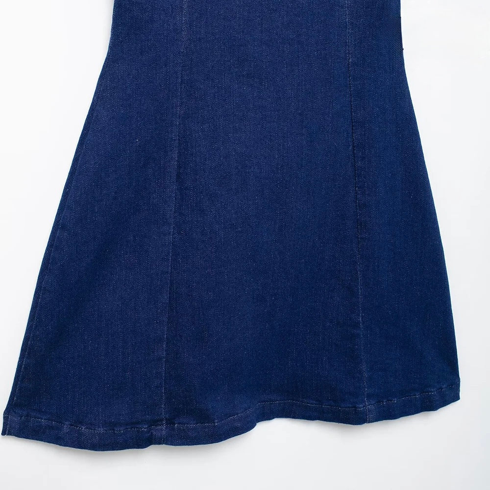 Casual Denim Mini Dress