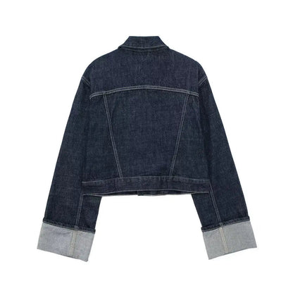 Vintage Denim Two-Piece Set