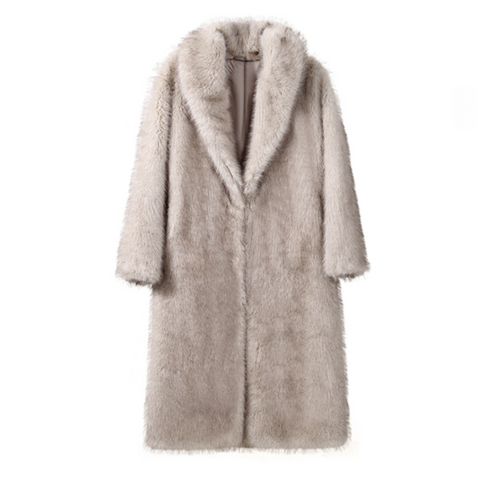 Elegance Faux Fur Coat