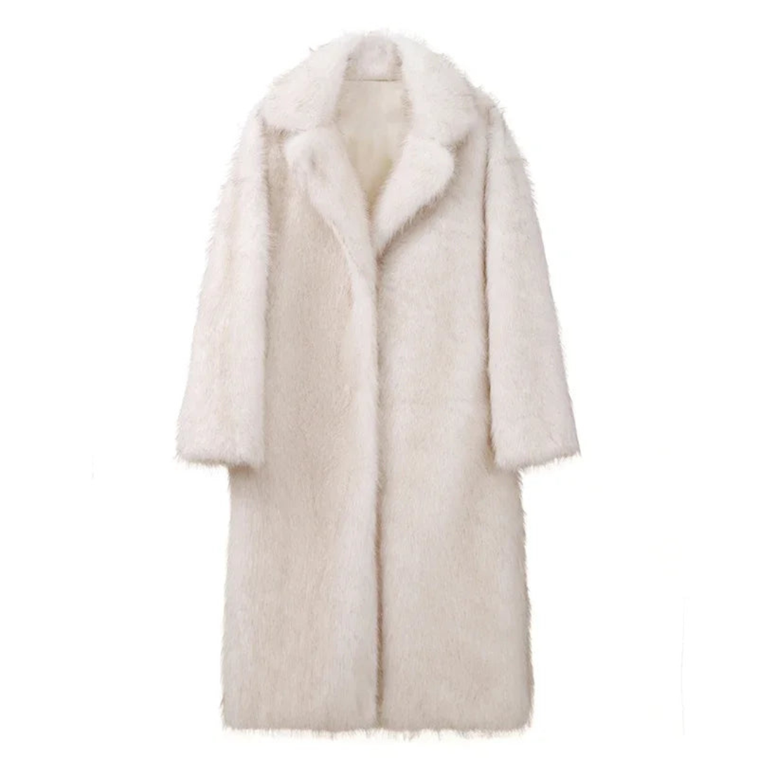 Elegance Faux Fur Coat