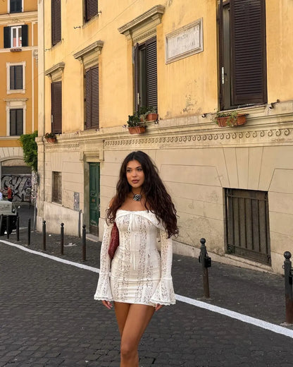 Luxe Lace Backless Dress