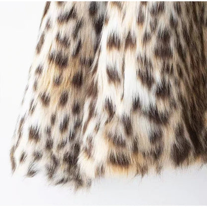 Leopard Faux Fur Coat