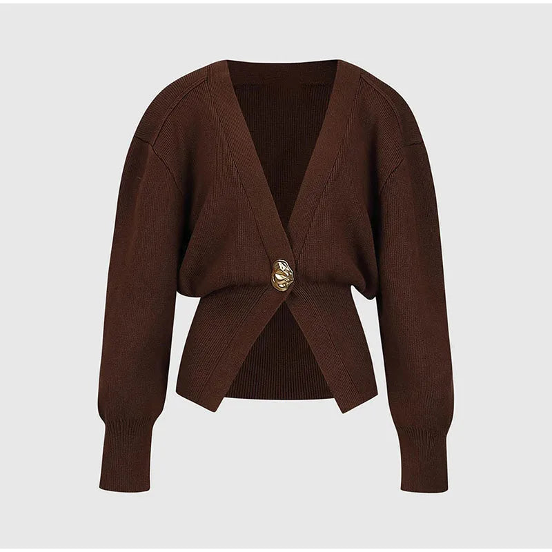 Button Knitted Cardigan