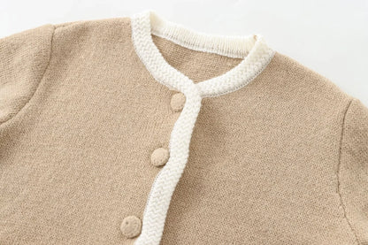 Contrast Color Short Jacket