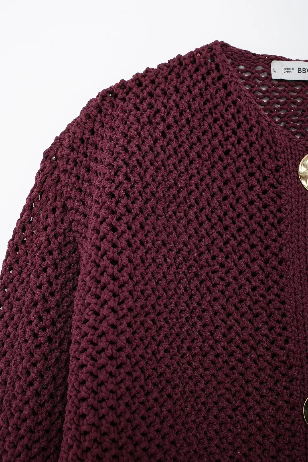 Burgundy Bliss Cardigan