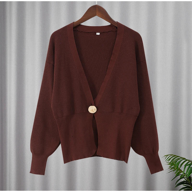 Button Knitted Cardigan