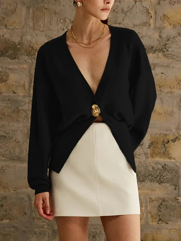 Button Knitted Cardigan