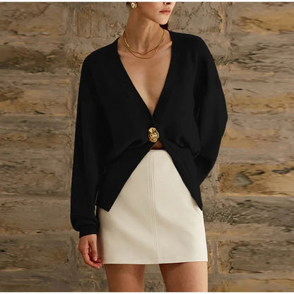Button Knitted Cardigan