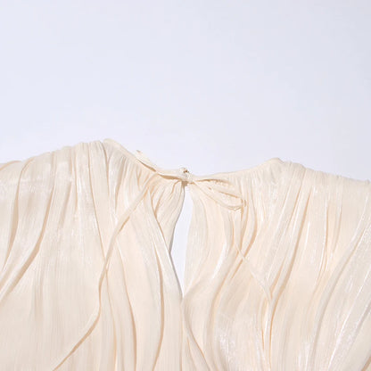 Lace-Up Sweetheart Mini Dress