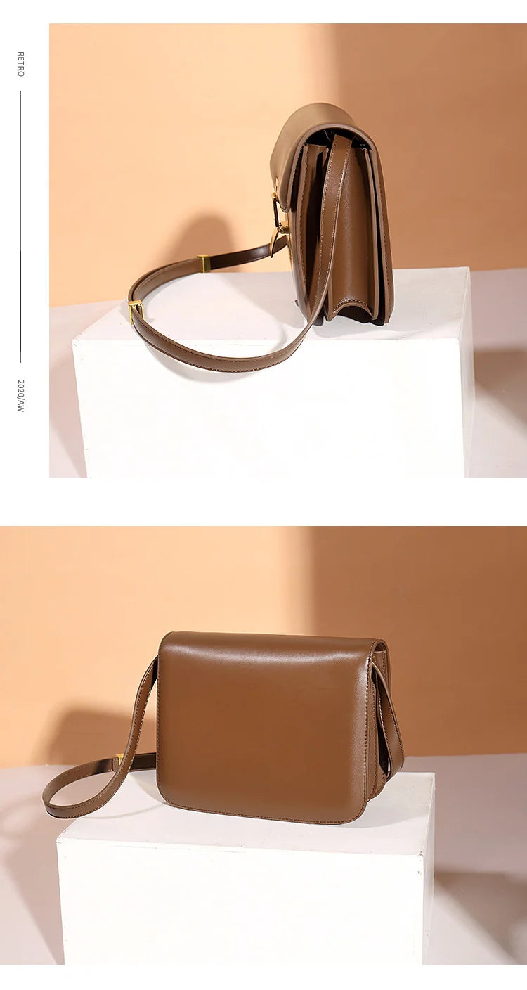 Elegant Grace Leather Handbag