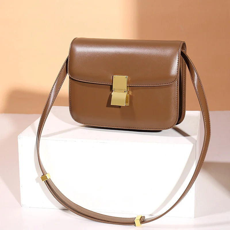 Elegant Grace Leather Handbag