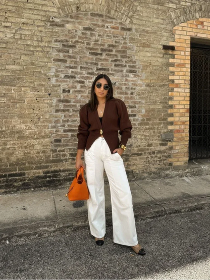 Button Knitted Cardigan