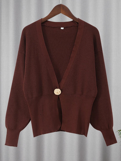 Button Knitted Cardigan