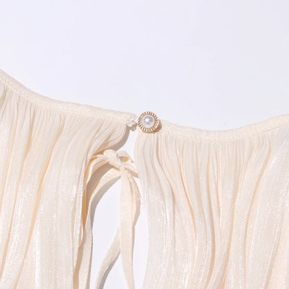 Lace-Up Sweetheart Mini Dress