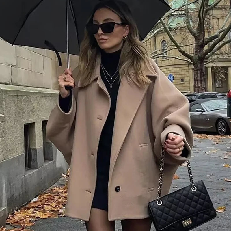 Classic Oversized Wool Coat