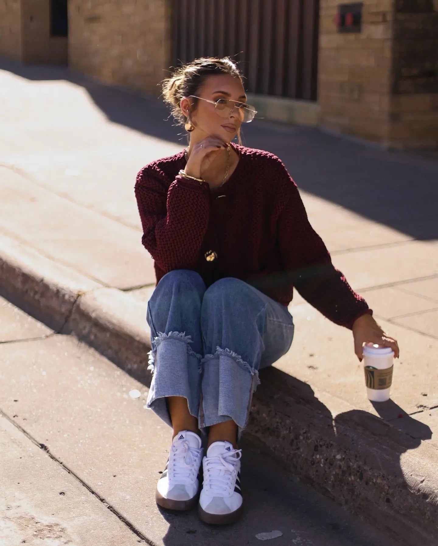 Burgundy Bliss Cardigan