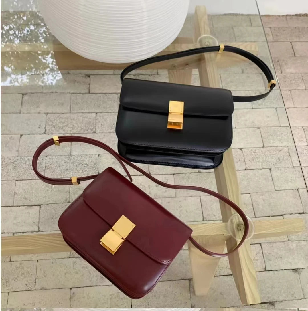 Elegant Grace Leather Handbag