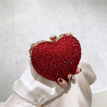 Diamond Heart Clutch