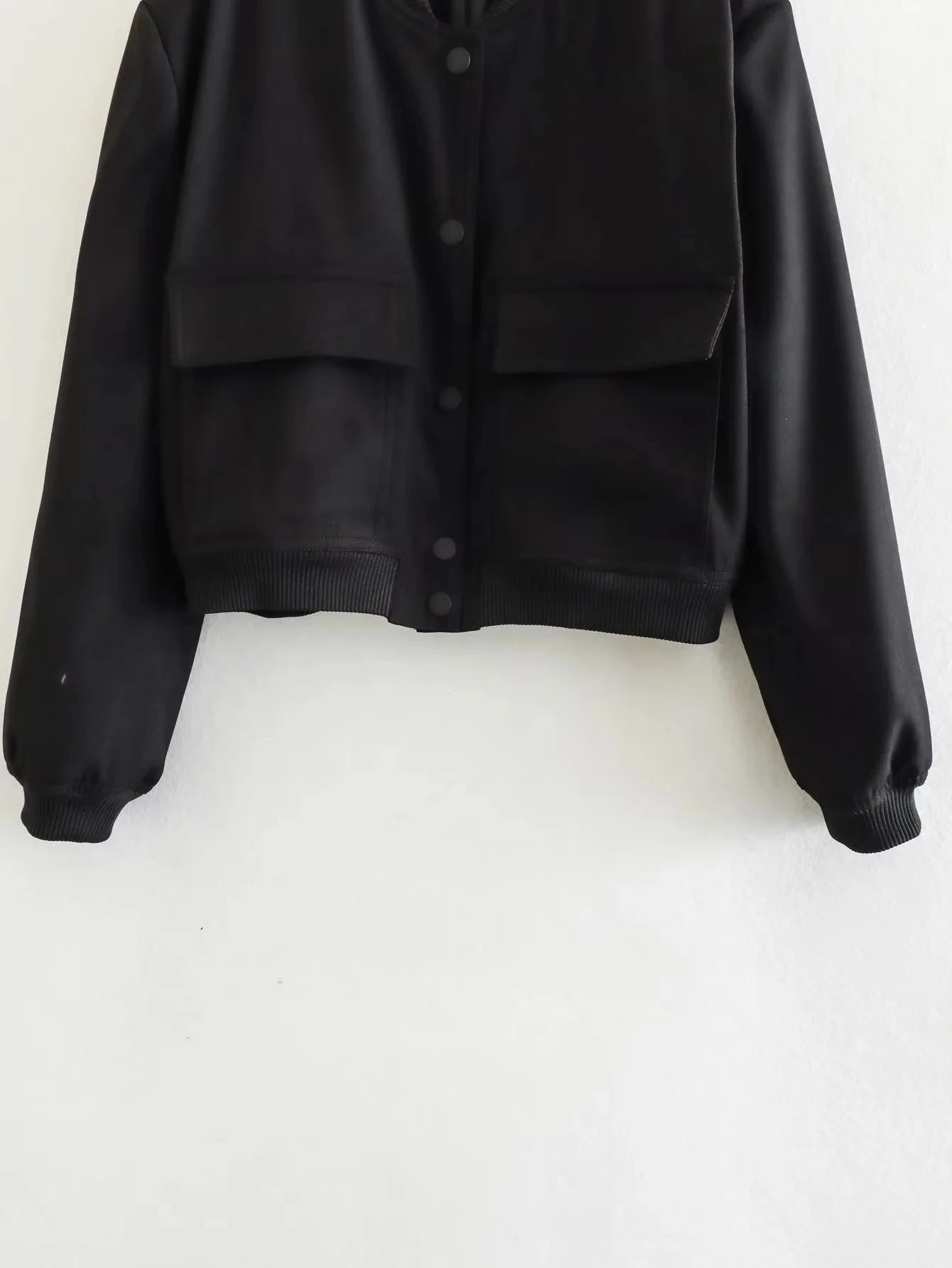 Vintage Button Bomber Jacket