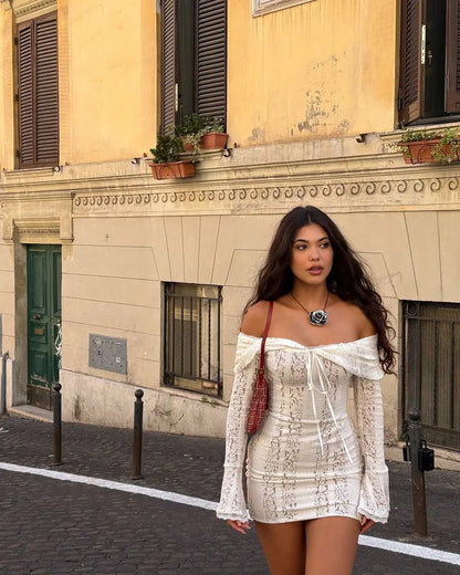 Luxe Lace Backless Dress